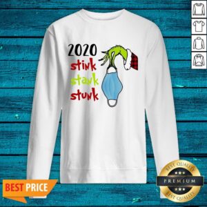Alternative view of Super Nice Grinch Hand 2020 Stink Stank Stunk Shirt