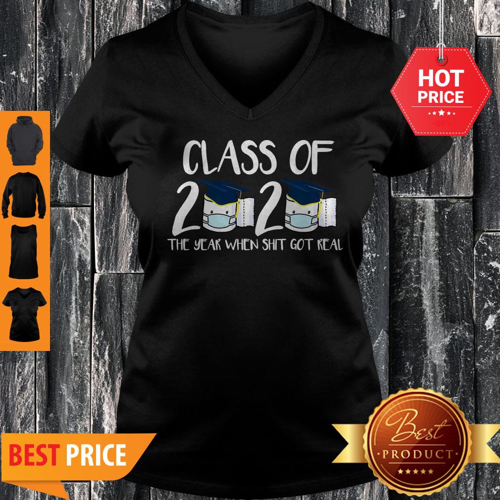 Class Of 2020 The Year When Thit Got Real Toilet Paper Shirt - Image 3