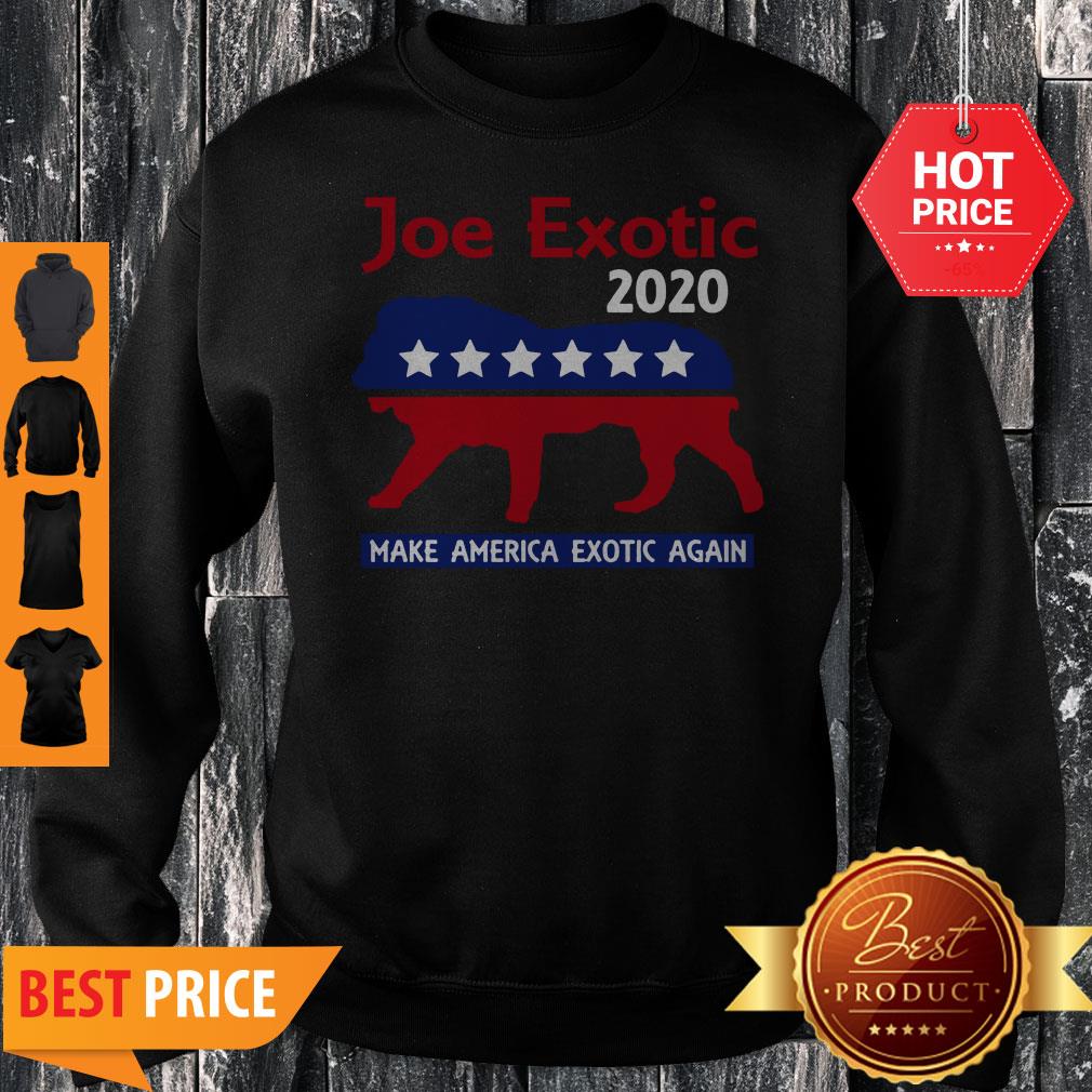 Joe Exotic Tiger King Make American Exotic Again Shirt - Image 4