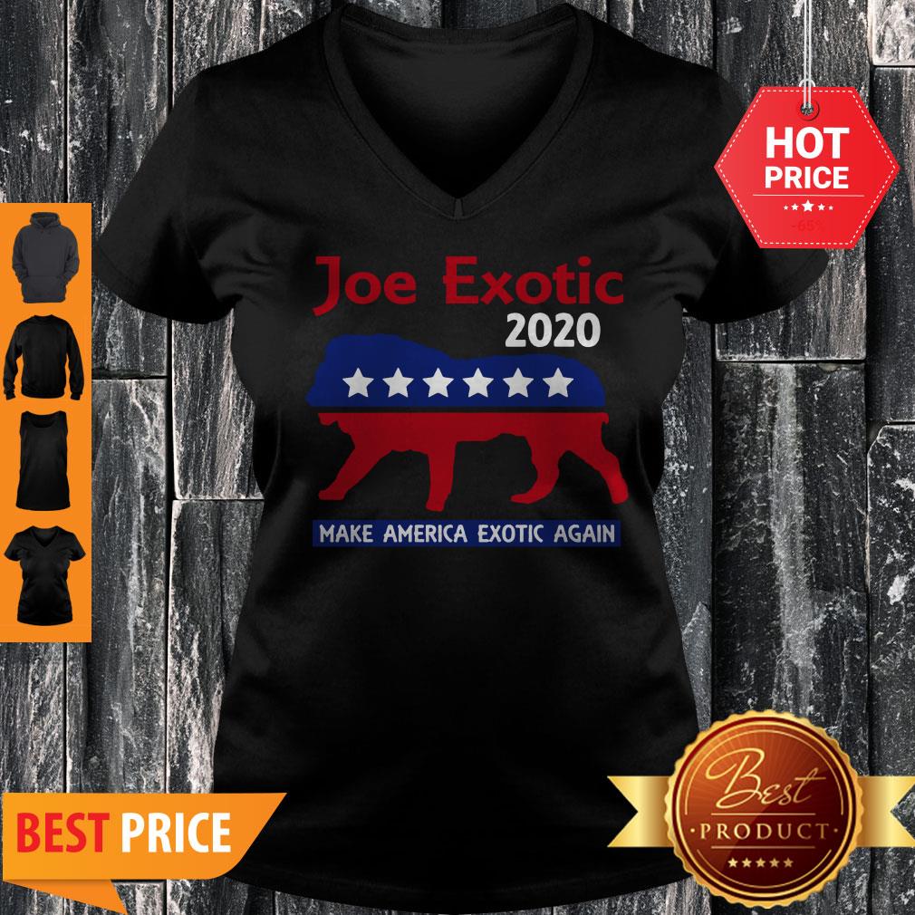 Joe Exotic Tiger King Make American Exotic Again Shirt - Image 2