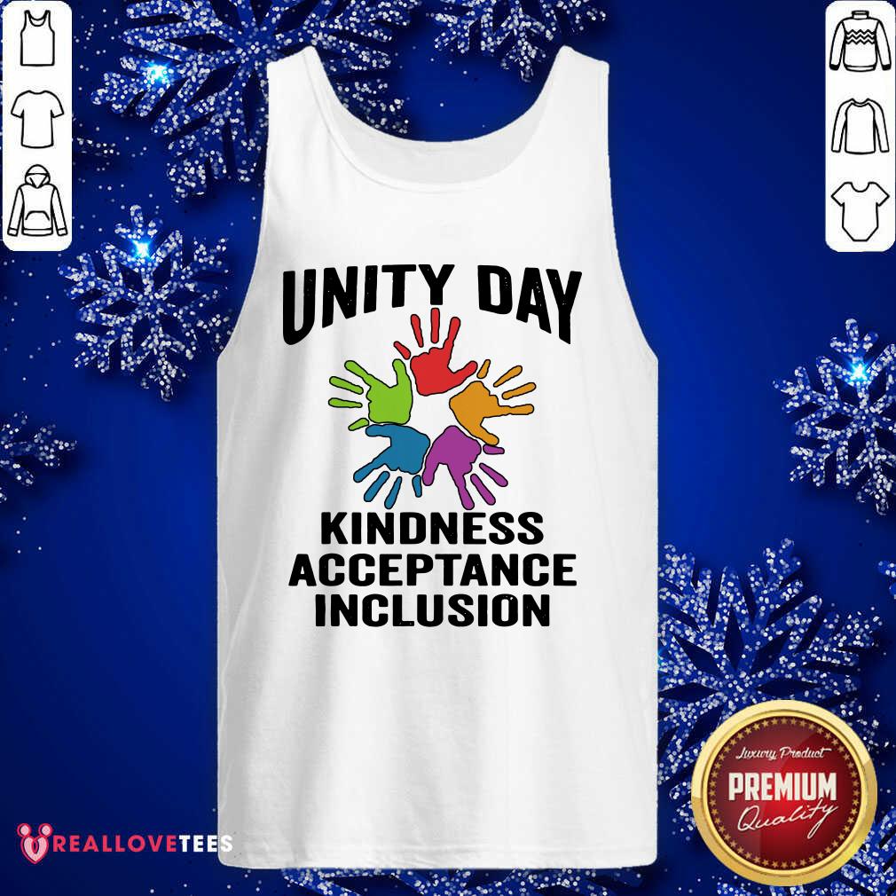 Nice Unity Day Orange Be Kind Anti Bullying Kindness Acceptance Inclusion Shirt - Image 2