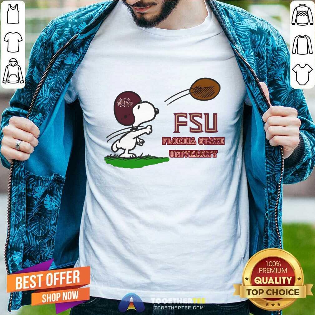 Hot Snoopy FSU Flordia State University T-Shirt