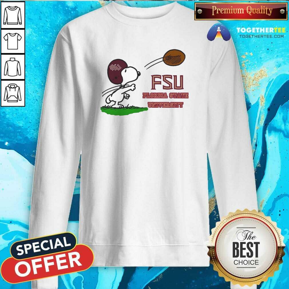 Hot Snoopy FSU Flordia State University T-Shirt - Image 4