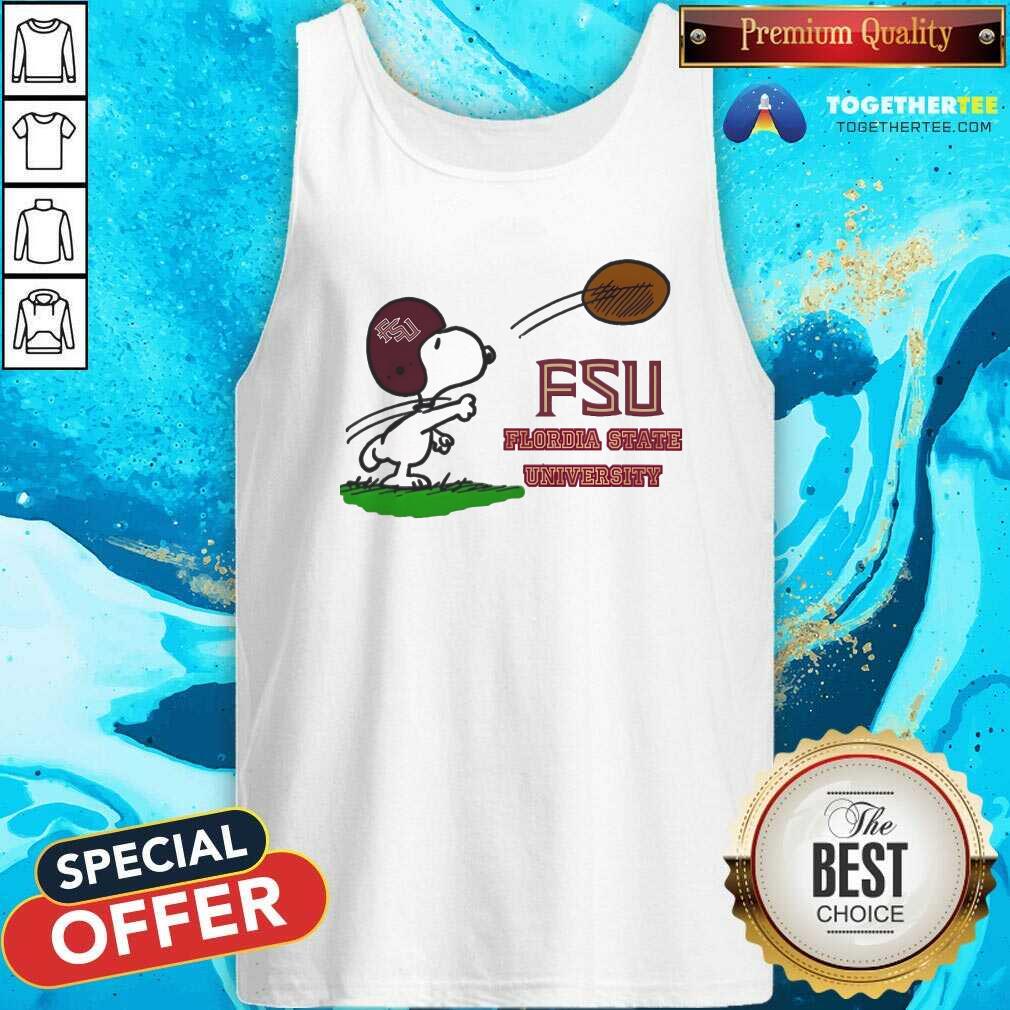 Hot Snoopy FSU Flordia State University T-Shirt - Image 3