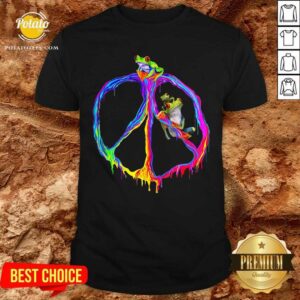 Premium Frog Peace Color Shirt