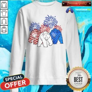 Alternative view of Bear Happy 4th Of July Shirt