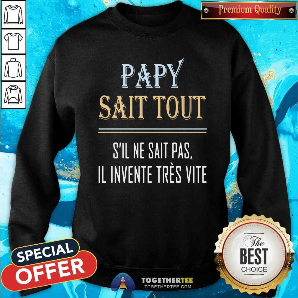 Premium Papy Sait Tout Shirt - Image 2