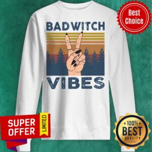 Alternative view of Official Bad Witch Vibes Vintage Shirt