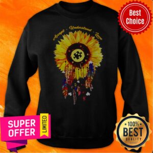 Alternative view of Top Sunflower Dreamcatcher Accept Understand Love Shirt