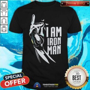 Grateful I Am Iron Man Gauntlet Shirt