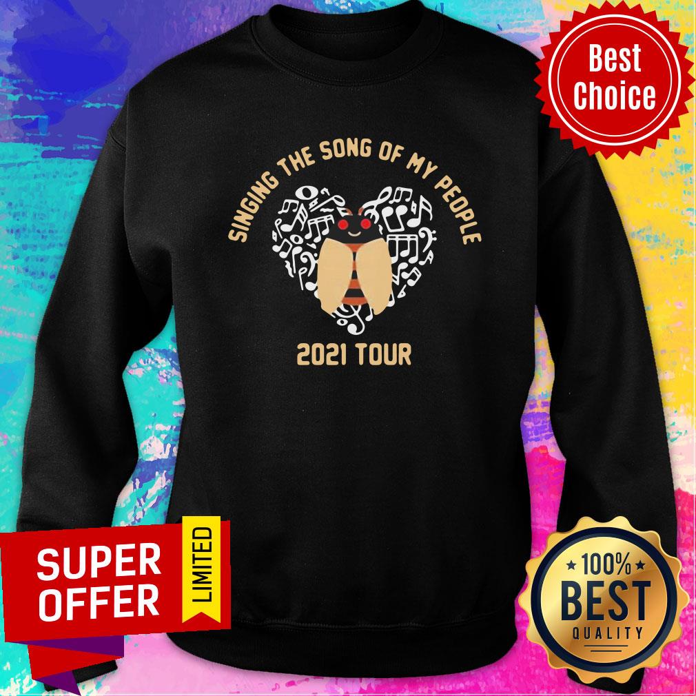 Top Cicada Singing The Song Of My People 2021 Tour Shirt - Image 4