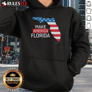 Alternative view of Awesome Make America Florida State Flag T-Shirt