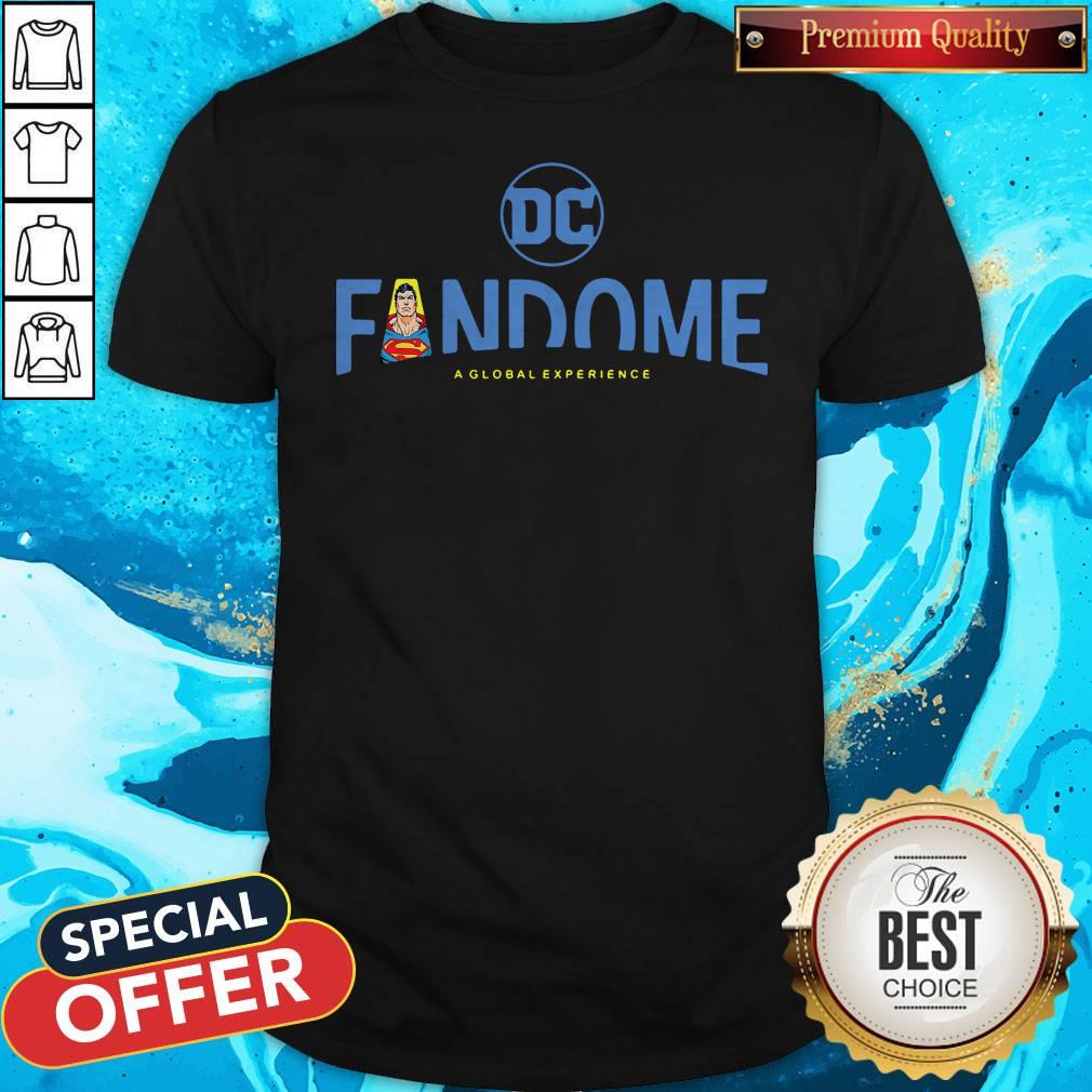 DC Fandome A Global Experience Superman Logo Fill Shirt