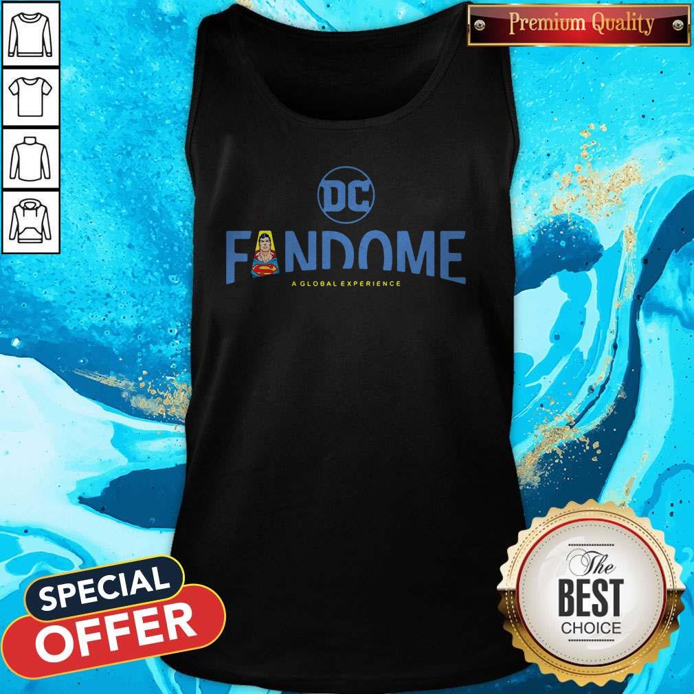 DC Fandome A Global Experience Superman Logo Fill Shirt - Image 3