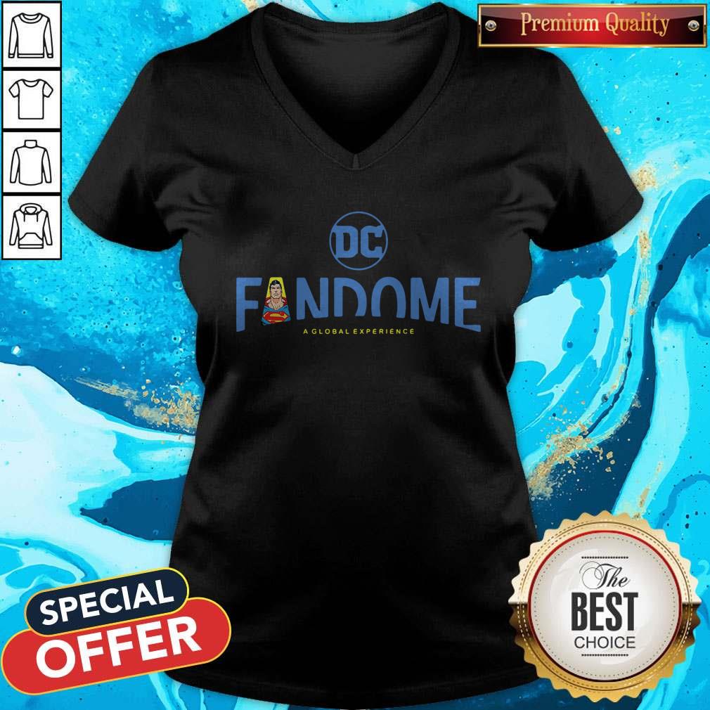 DC Fandome A Global Experience Superman Logo Fill Shirt - Image 2
