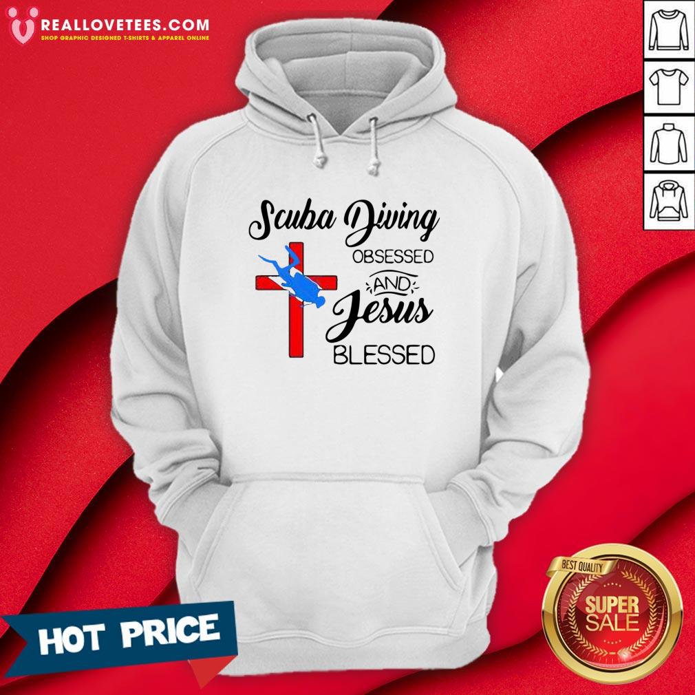 Premium Scuba Diving Obsessed And Jesus Blessed Shirt - Image 4