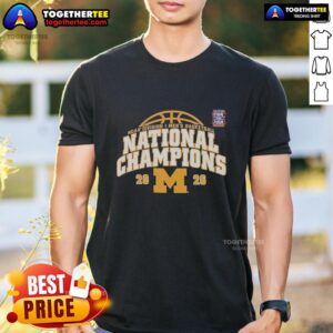 Nice Michigan Wolverines NCAA Division I Men's Basketball National Champions Final Four Vintage T-Shirt