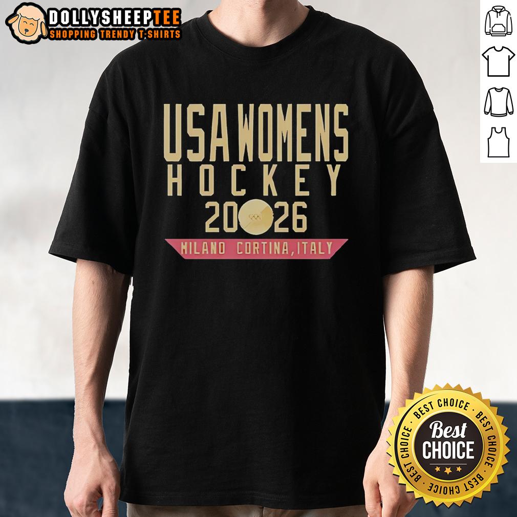 Awesome USA Womens Hockey 2026 Miland Cortina Italy Shirt