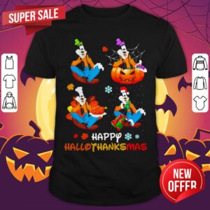 Great Goofy Happy Hallothanksmas Shirt