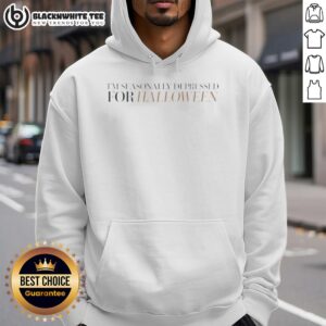 Alternative view of Official I'm Seasonally Depressed For Halloween T-Shirt