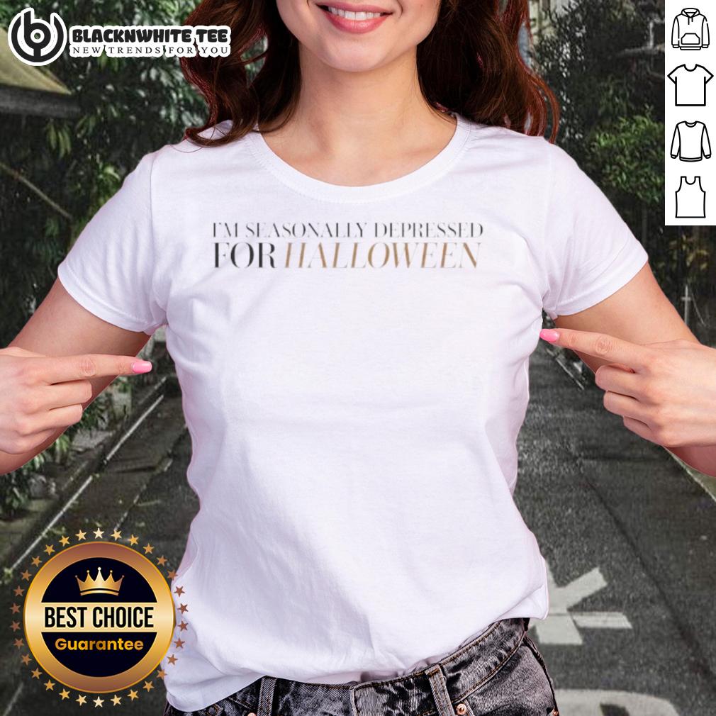 Official I'm Seasonally Depressed For Halloween T-Shirt - Image 3