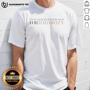 Official I'm Seasonally Depressed For Halloween T-Shirt