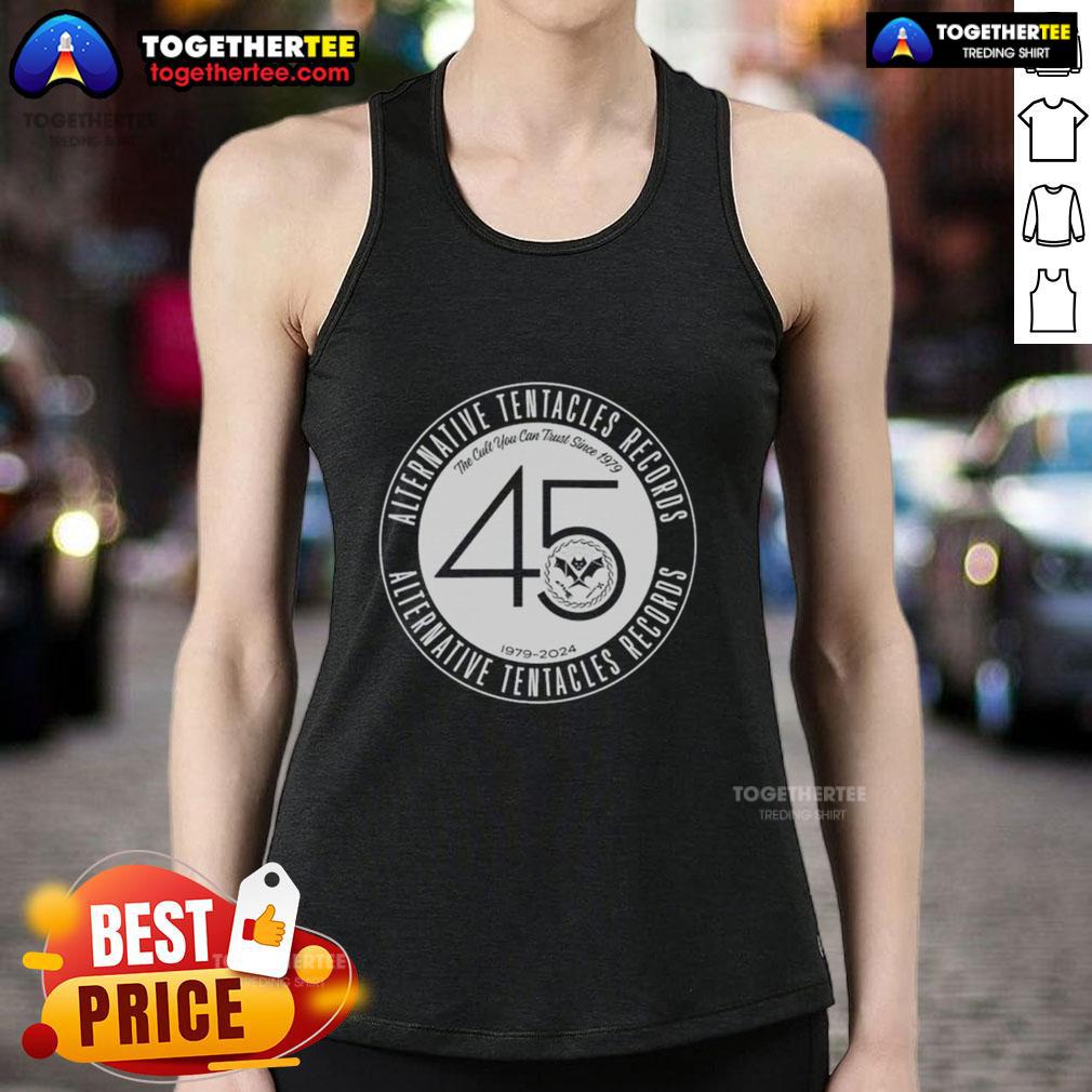 Top Alternative Tentacles 45th Anniversary The Cult You Can Trust Since 1979 T-Shirt - Image 4