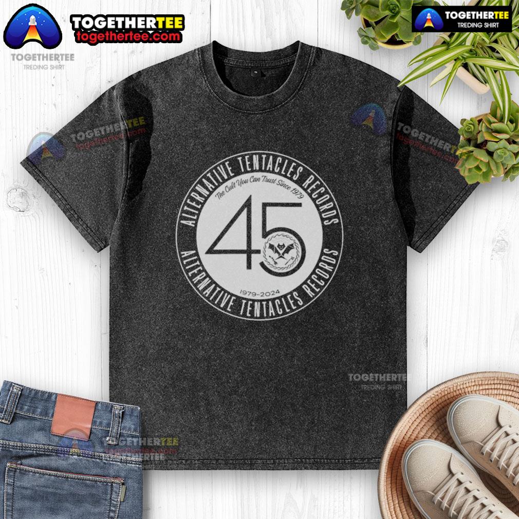 Top Alternative Tentacles 45th Anniversary The Cult You Can Trust Since 1979 T-Shirt - Image 6