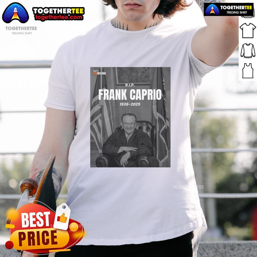 Official RIP Frank Caprio 1936-2025 T-Shirt