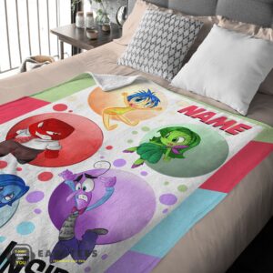 Alternative view of Good Disney Cartoon Inside Out Blanket Fleece Customized Blanket