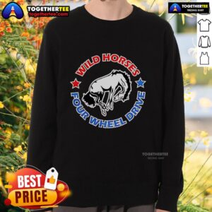 Alternative view of Premium Wild Horses Four Wheel Drive T-Shirt