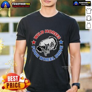 Premium Wild Horses Four Wheel Drive T-Shirt