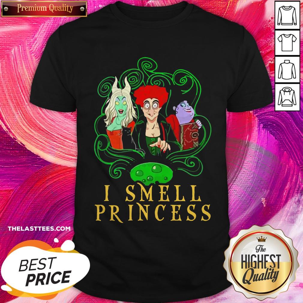 Attractive Disney Hocus Pocus I Smell Princess Shirt