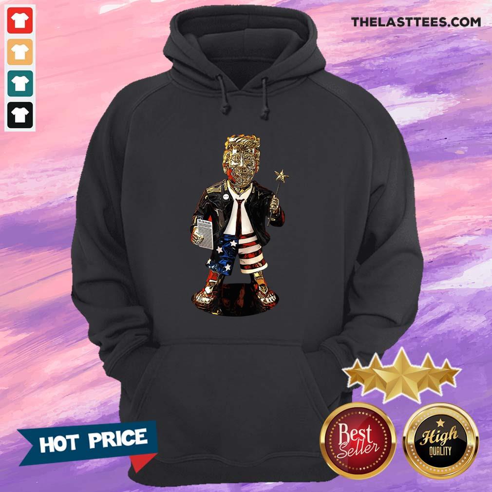 Premium Golden Trump Statue Shirt - Image 3