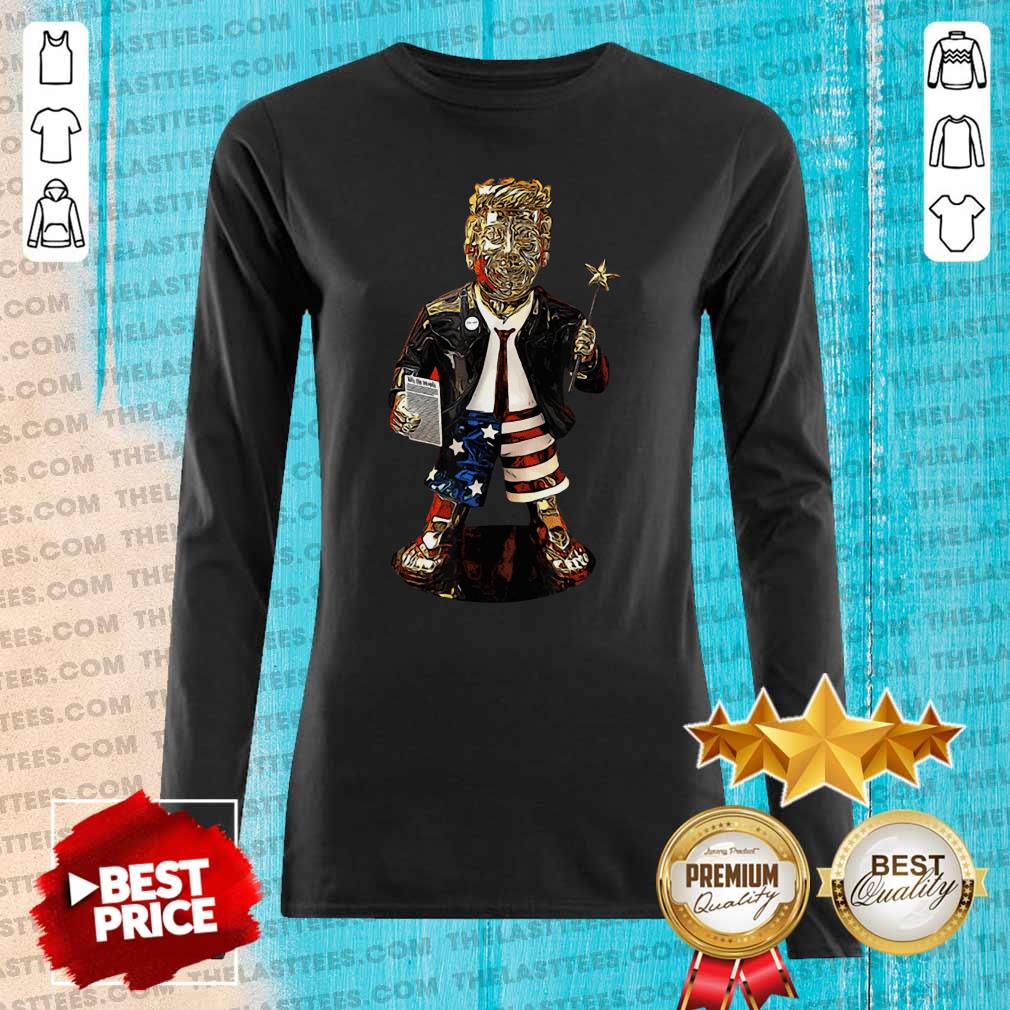 Premium Golden Trump Statue Shirt - Image 5