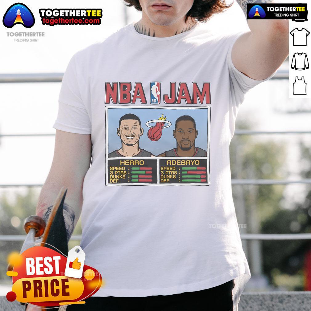 Nice NBA Jam Heat Herro And Adebayo T-Shirt