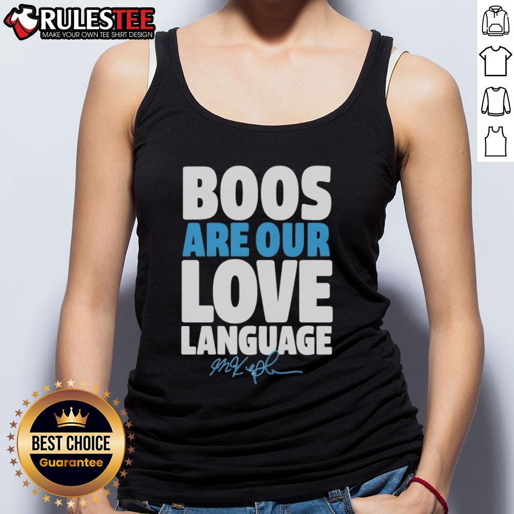 Official Max Kepler Philadelphia Phillies Boos Are Our Love Language Signature T-Shirt - Image 4