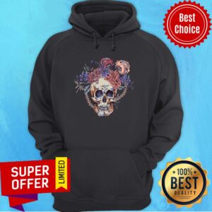 Flower Day Of The Dead Vintage Sugar Skull Shirt
