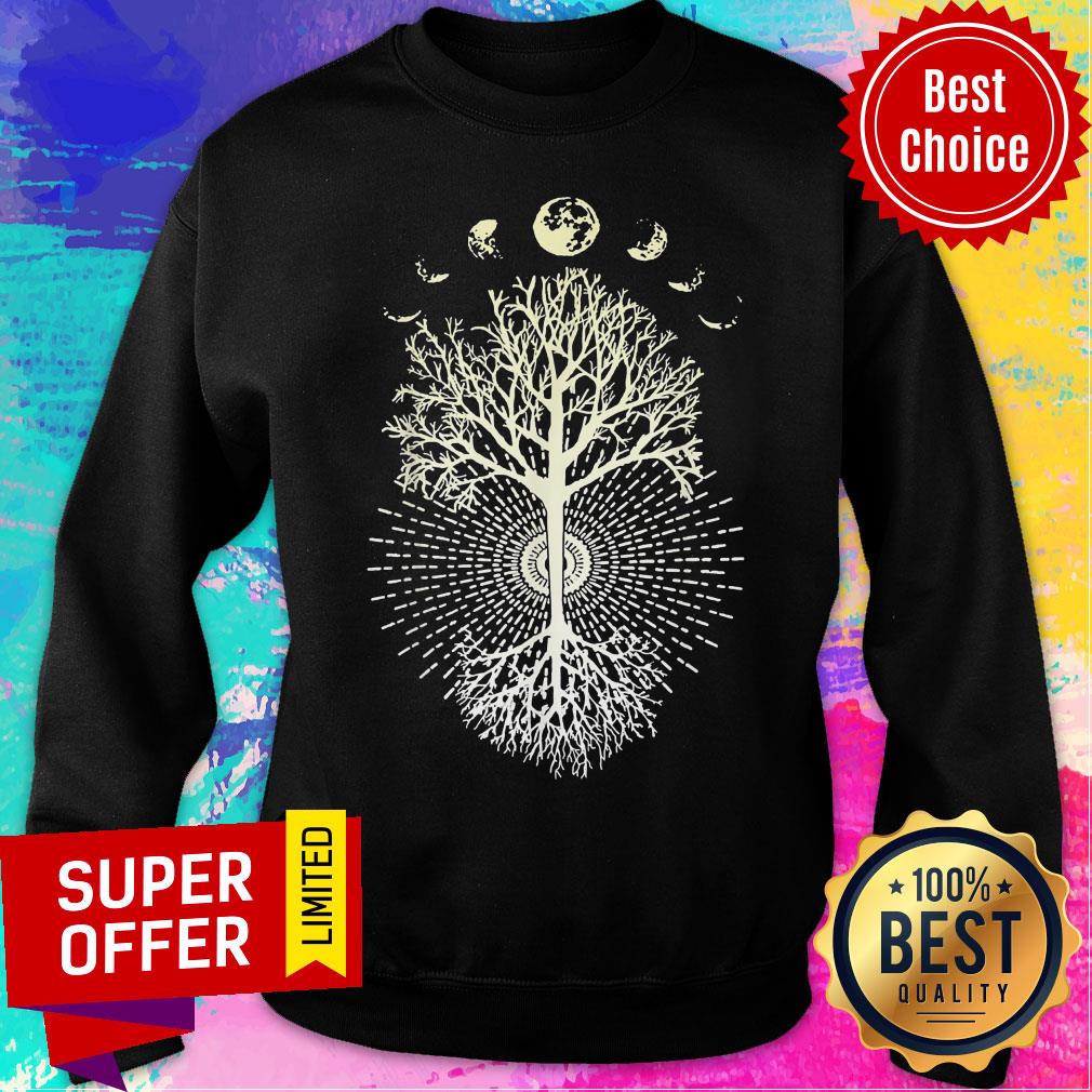 Premium Moon Phases of the Moon Tree Shirt - Image 4