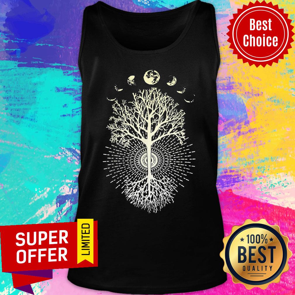 Premium Moon Phases of the Moon Tree Shirt - Image 3