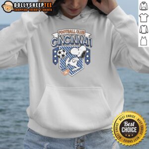 Alternative view of Awesome Peanuts Snoopy X FC Cincinnati T-Shirt