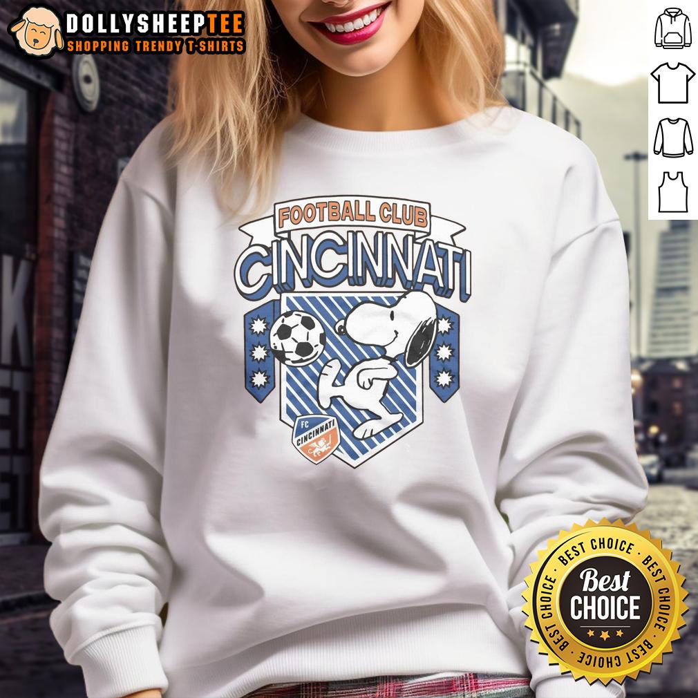 Awesome Peanuts Snoopy X FC Cincinnati T-Shirt - Image 5
