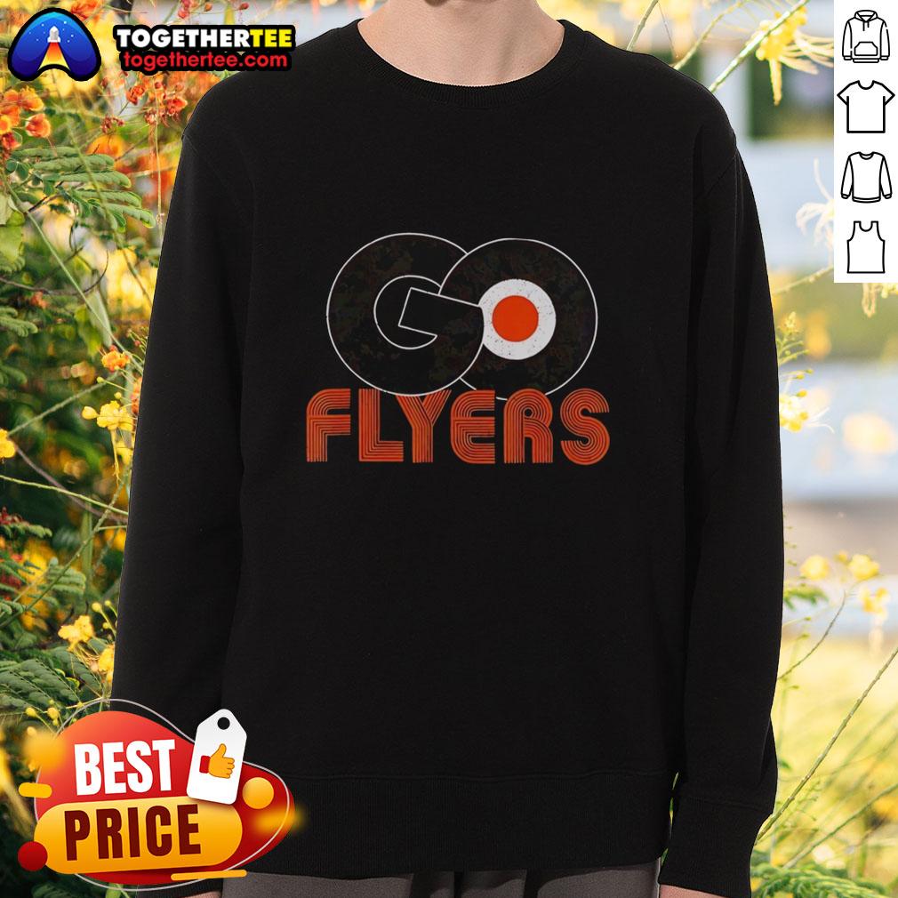 Good Philadelphia Flyers Ice Hockey Let's Go Flyers Logo T-Shirt - Image 5