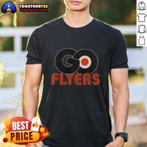 Good Philadelphia Flyers Ice Hockey Let's Go Flyers Logo T-Shirt