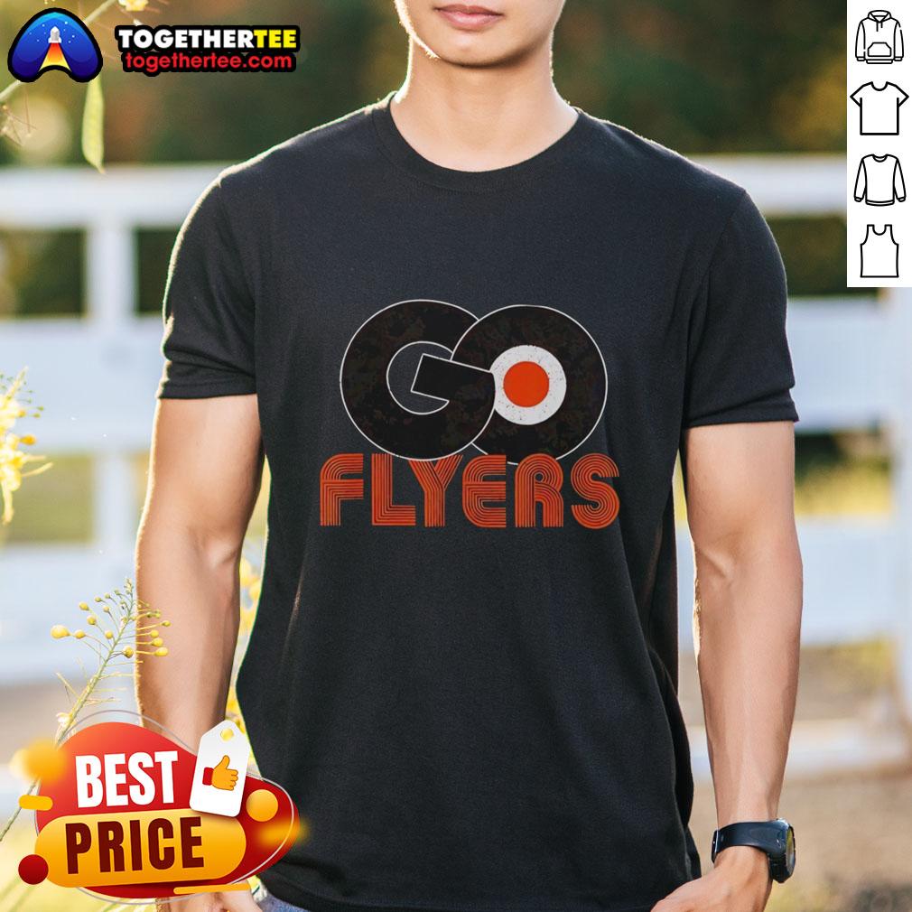 Good Philadelphia Flyers Ice Hockey Let's Go Flyers Logo T-Shirt