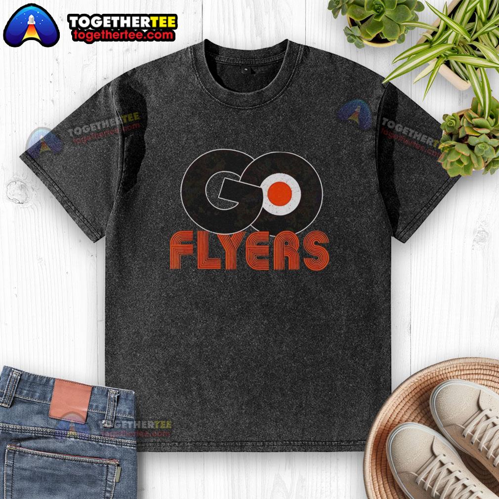 Good Philadelphia Flyers Ice Hockey Let's Go Flyers Logo T-Shirt - Image 6