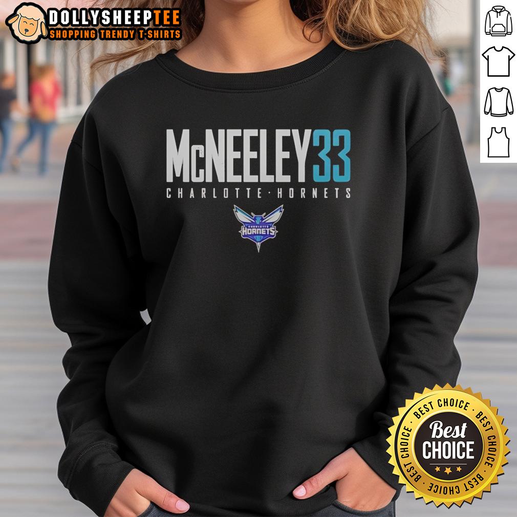 Hot Liam McNeeley 33 Charlotte Hornets Basketball McNeeley 33 T-Shirt - Image 5
