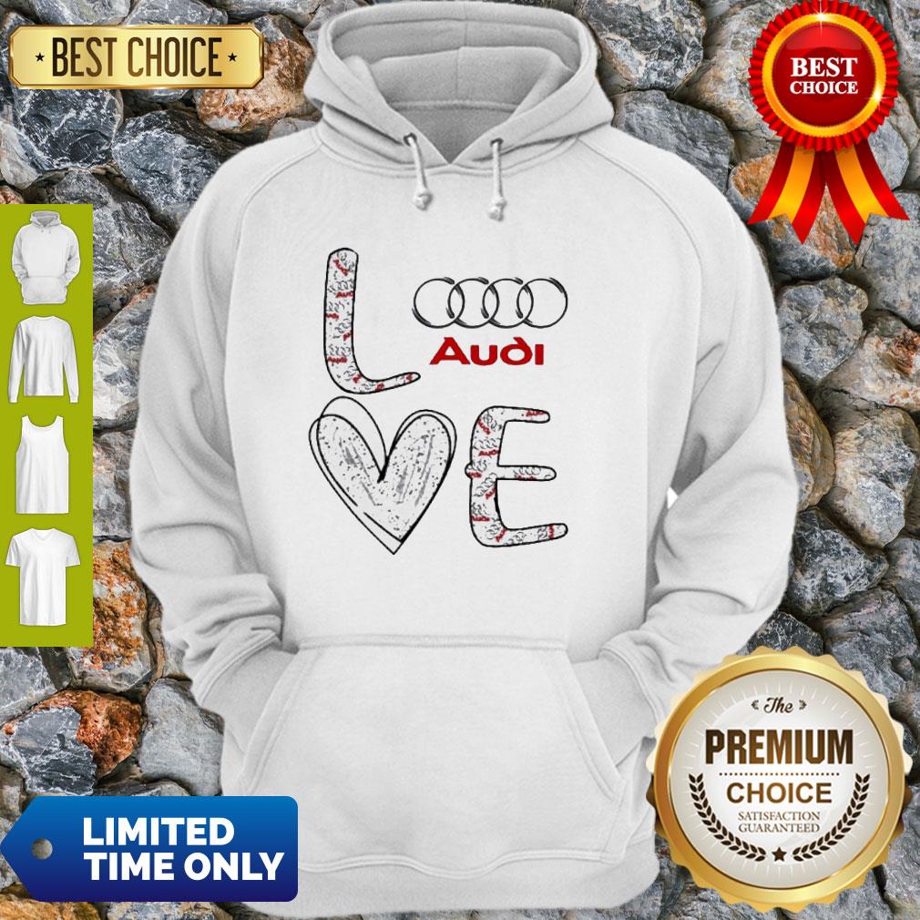 Original Heart Love Audi Car Shirt - Image 4