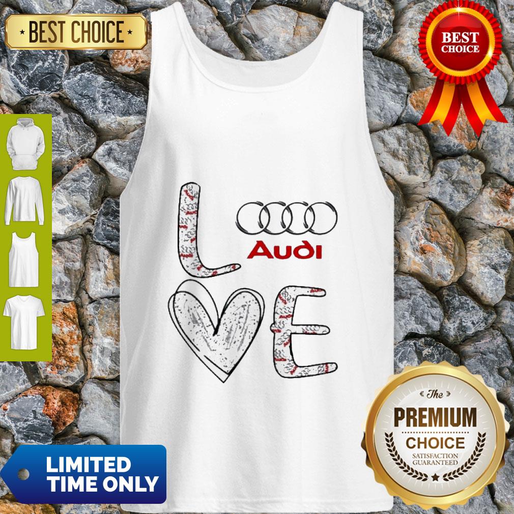 Original Heart Love Audi Car Shirt - Image 2