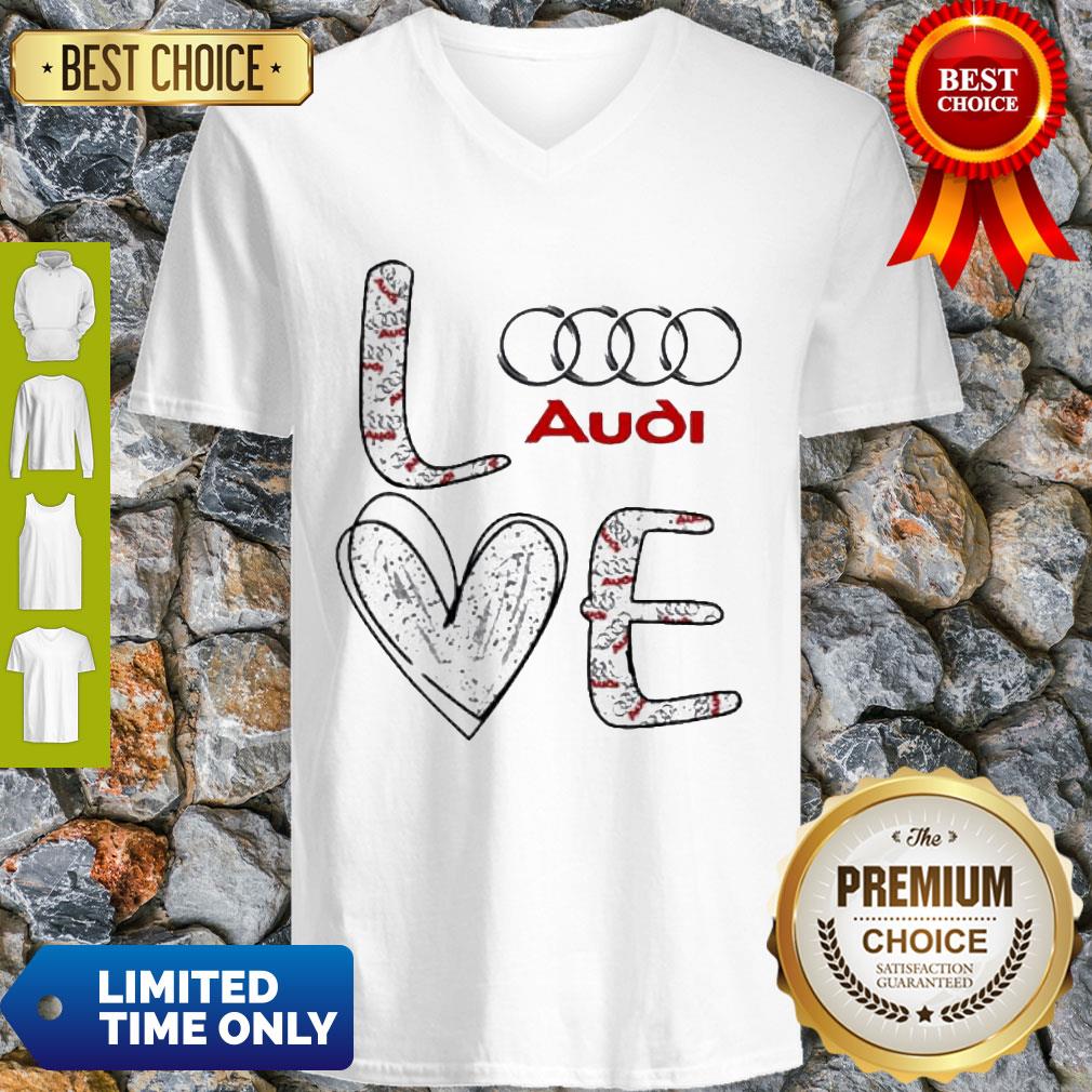 Original Heart Love Audi Car Shirt - Image 5